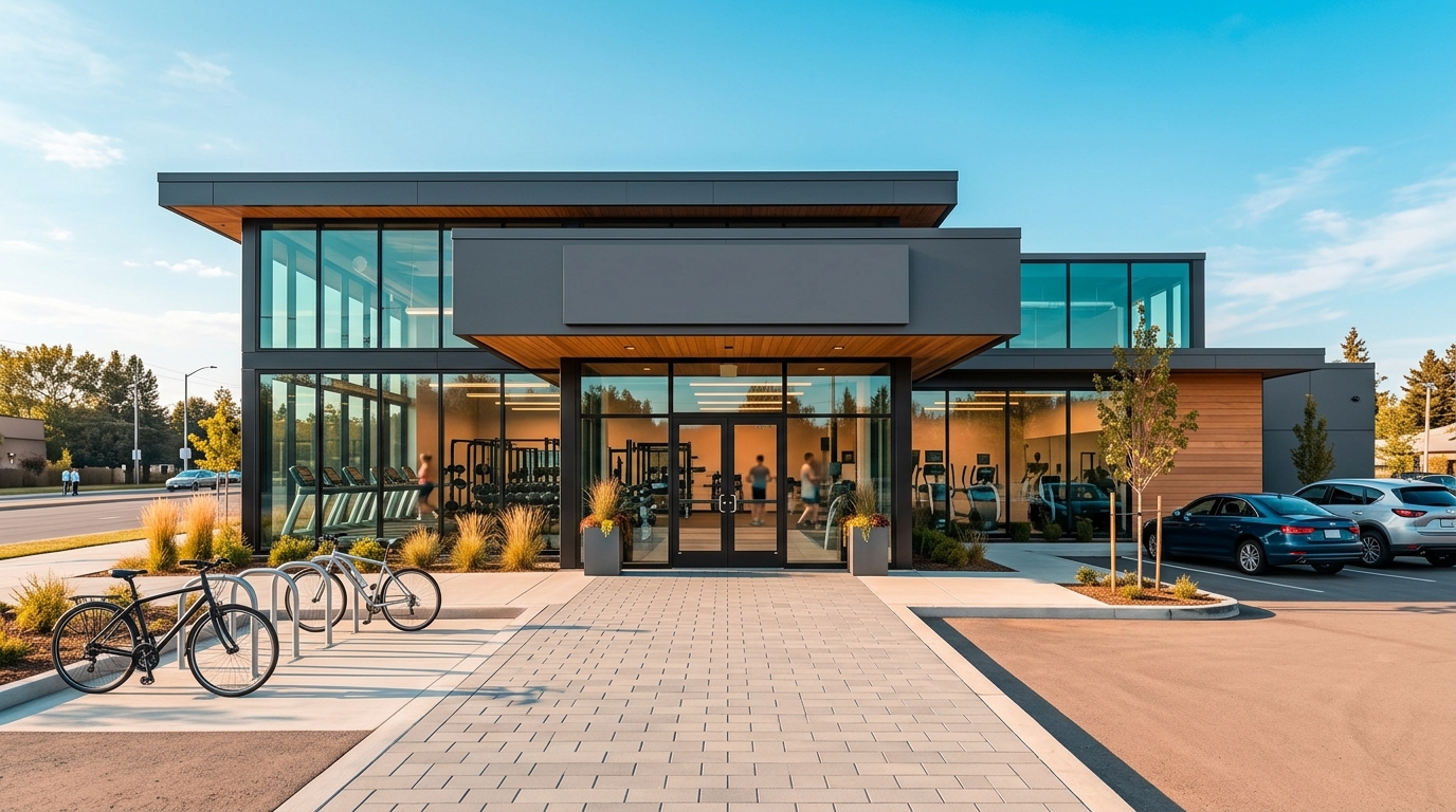 Ironclad Fitness Studio storefront entrance at 4210 S Peoria Ave, Tulsa, OK
