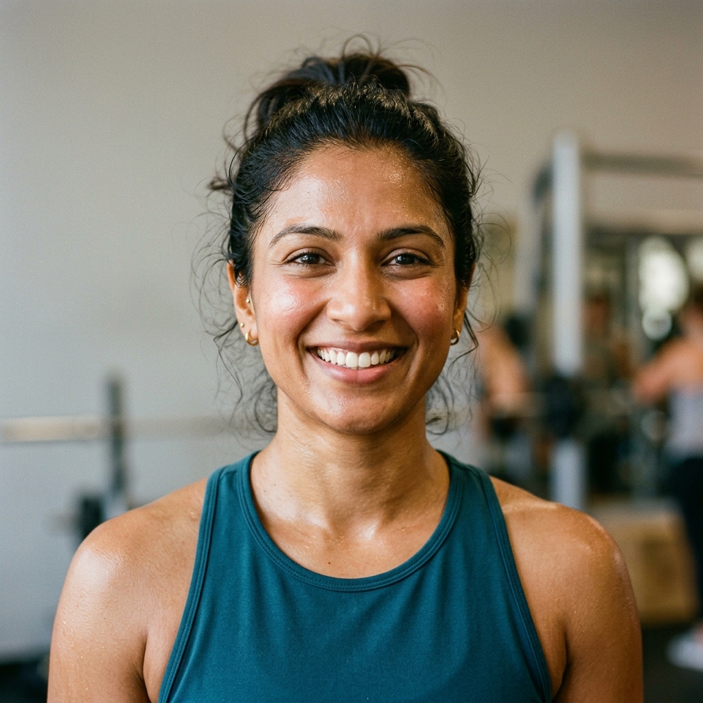 Portrait of Priya S., Ironclad Fitness member
